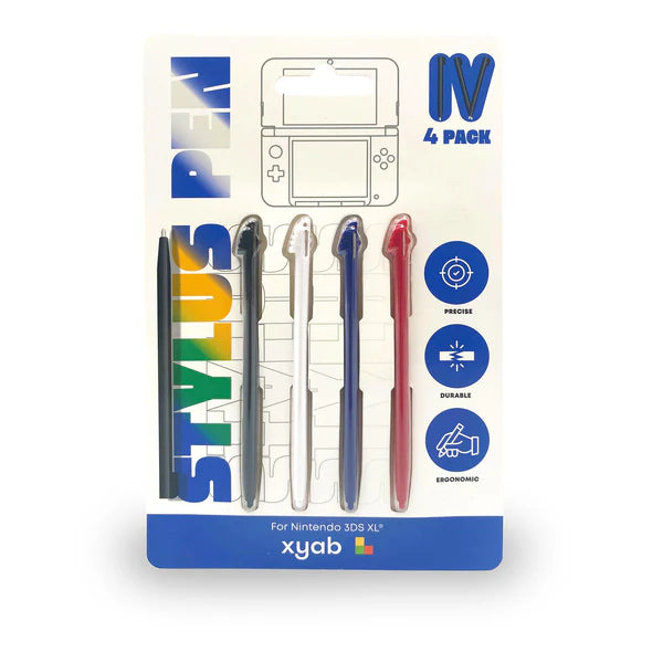 3DS XL Stylus (x4) (XYAB) NEW/SEALED