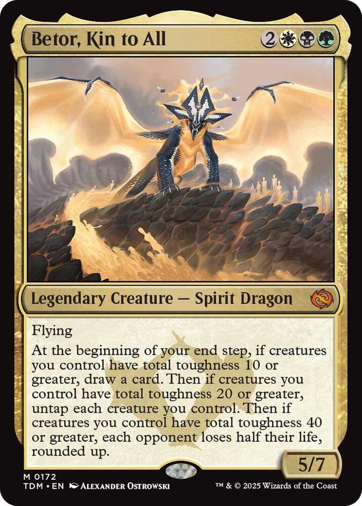 Betor, Kin to All #172 FOIL Tarkir: Dragonstorm