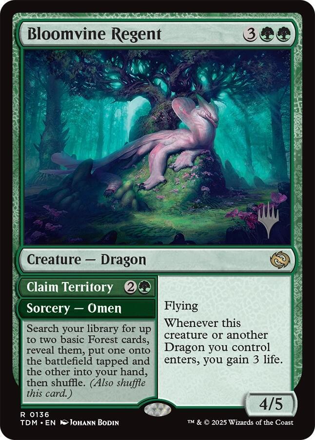 Bloomvine Regent #136 Promo Pack Tarkir Dragonstorm