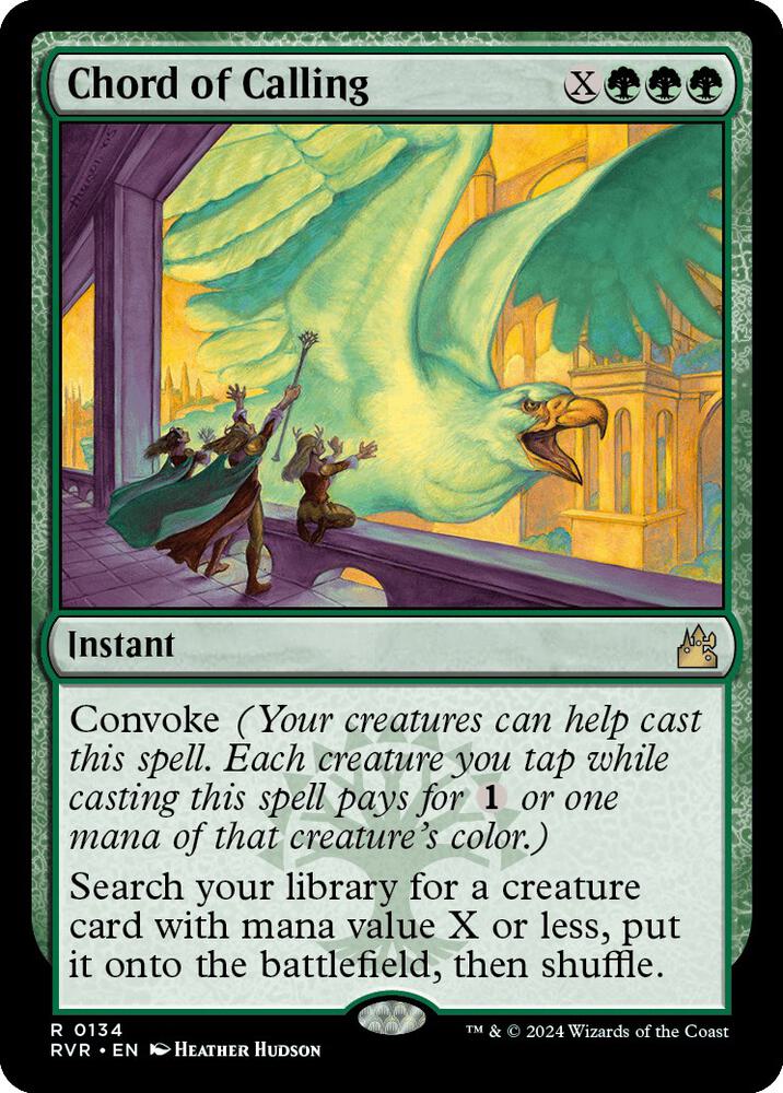 Chord of Calling #134 FOIL Ravnica Remastered