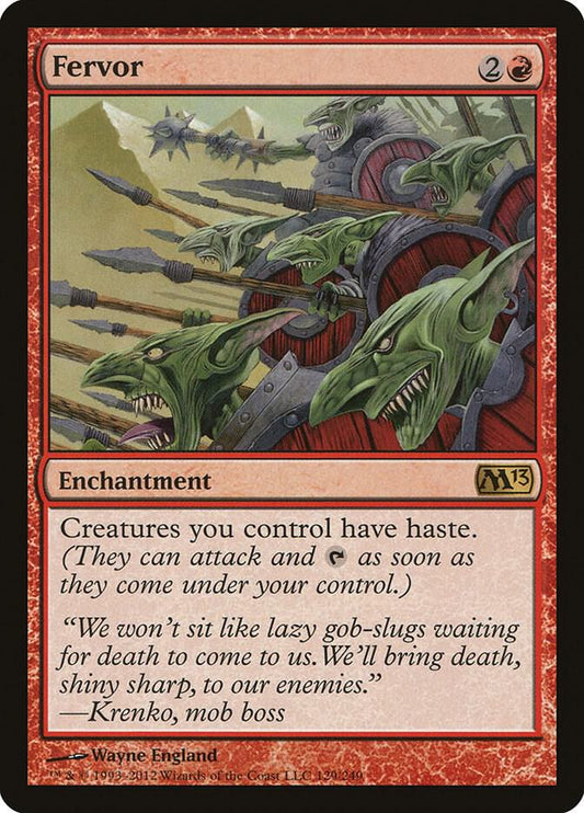 Fervor #129 FOIL Magic 2013