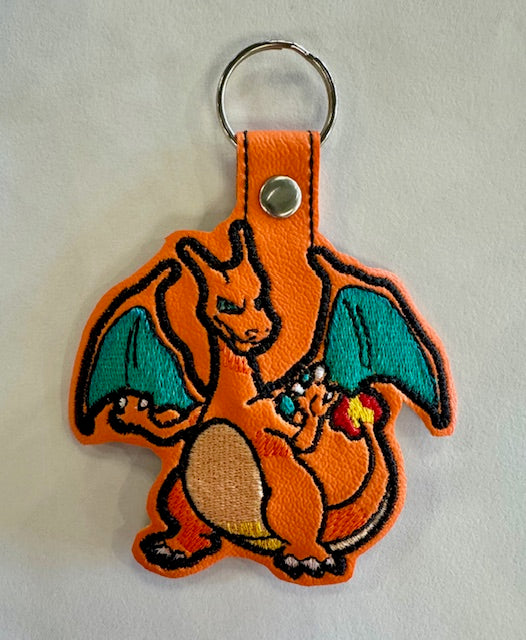 Pokémon Charizard Vinyl Keychain (Hand-crafted)