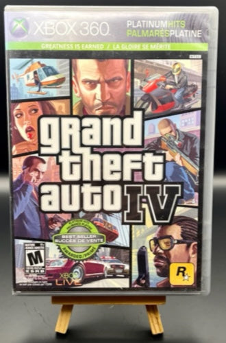 XBOX 360 Grand Theft Auto IV (Platinum Hits) (No map)