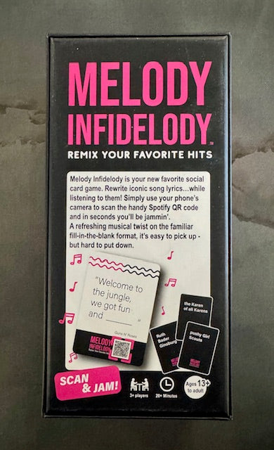 Melody Infidelody Card Game