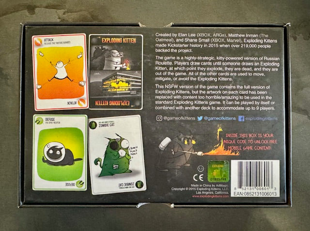 Exploding Kittens *NSFW Deck* (2015)