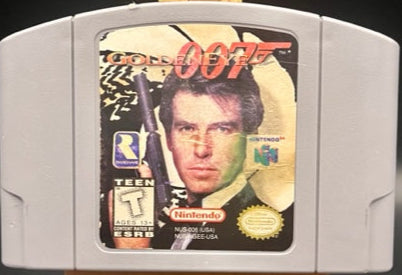 N64 007 GoldenEye (Label damage)