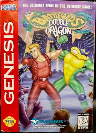 Genesis Battletoads and Double Dragon Ultimate Team (Cardboard box) (Complete)