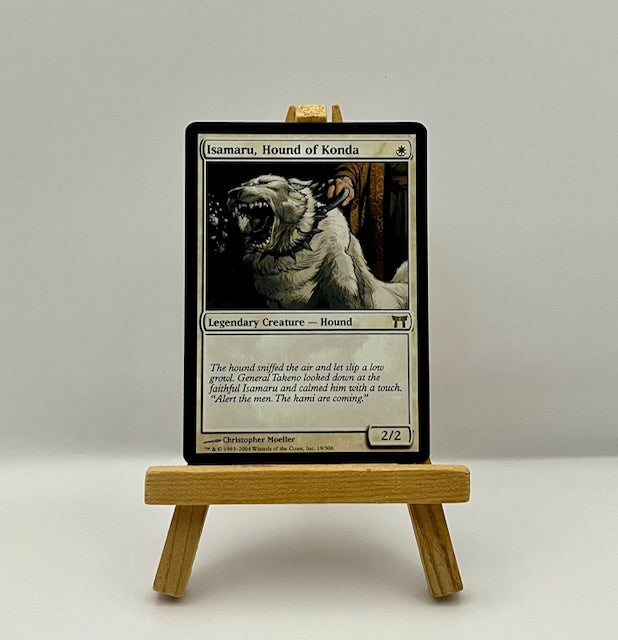 Magic the Gathering Champions of Kamigawa Isamaru, Hound of Konda #19 The Curious Crow Company Magic the Gathering Champions of Kamigawa Isamaru, Hound of Konda #19 The Curious Crow Company