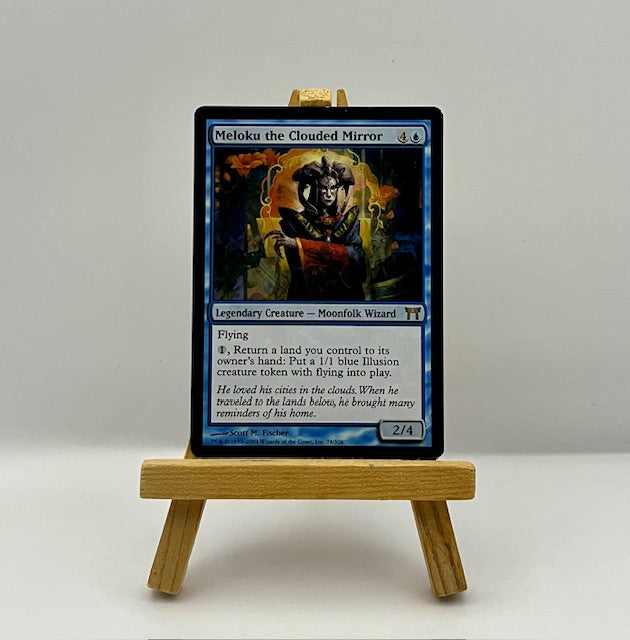 mtg mirror cards Magic the Gathering Champions of Kamigawa Meloku the Clouded Mirror #7 – The Curious Crow Company