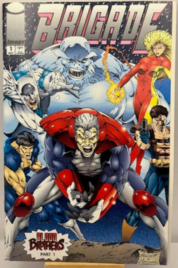 1993 Brigade #1 comic book