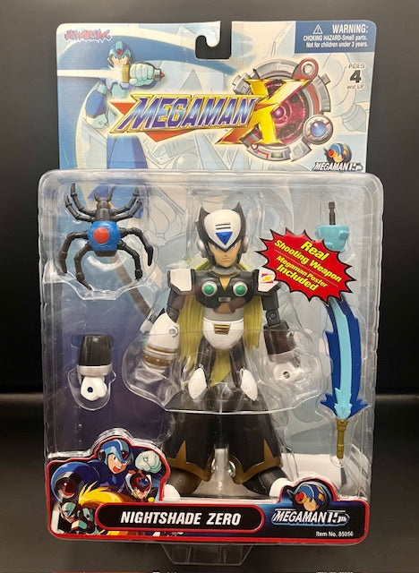 Mega Man X Nightshade Zero Action Figure (2004) NEW/SEALED