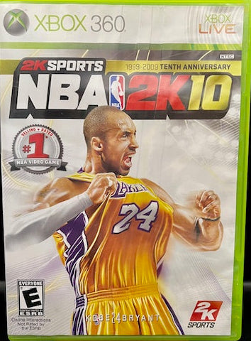 XBOX 360 NBA 2K10