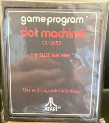 Atari 2600 Slot Machine (Text label) (No end label)
