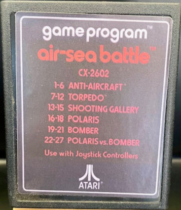 Atari air-sea battle (no end label or text label)