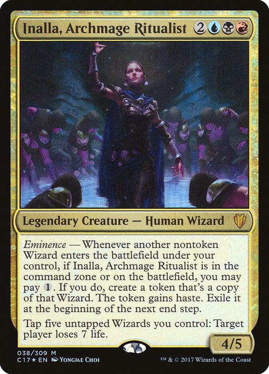 Inalla, Archmage Ritualist #38 FOIL Commander 2017