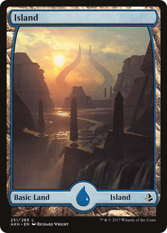 Island #251 (Full Art) FOIL Amonkhet