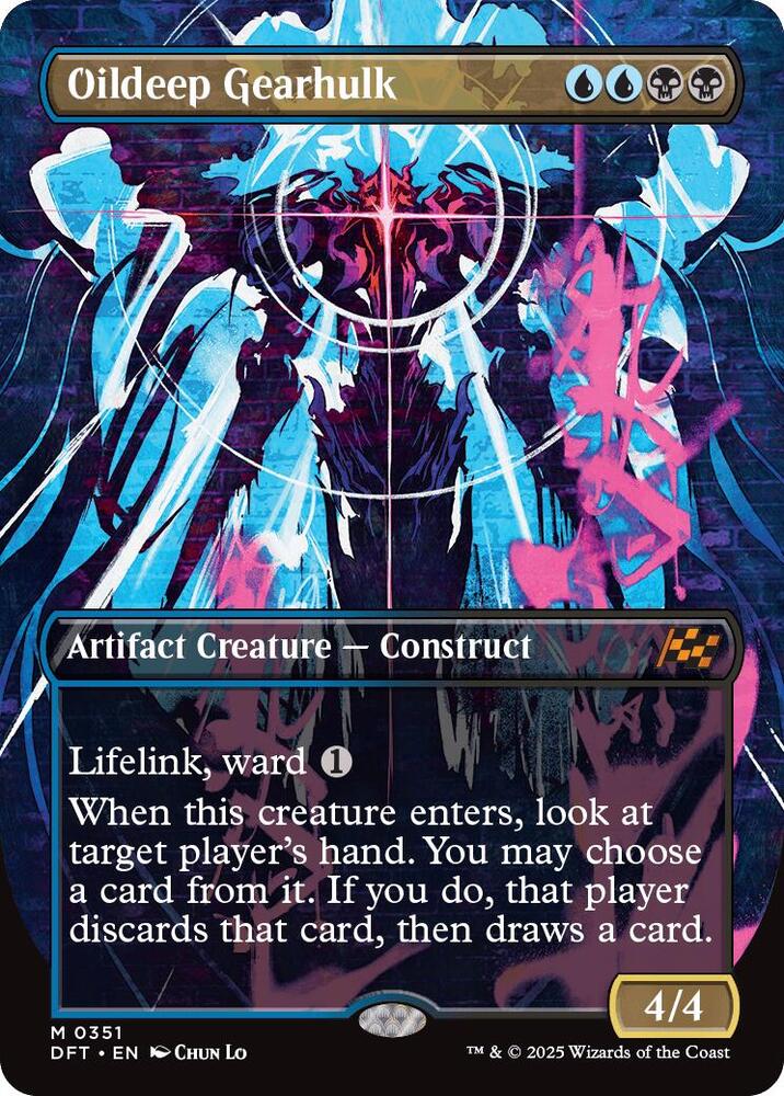 Oildeep Gearhulk #351 (Borderless) Aetherdrift