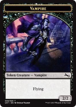 Vampire Token #8 FOIL Unstable