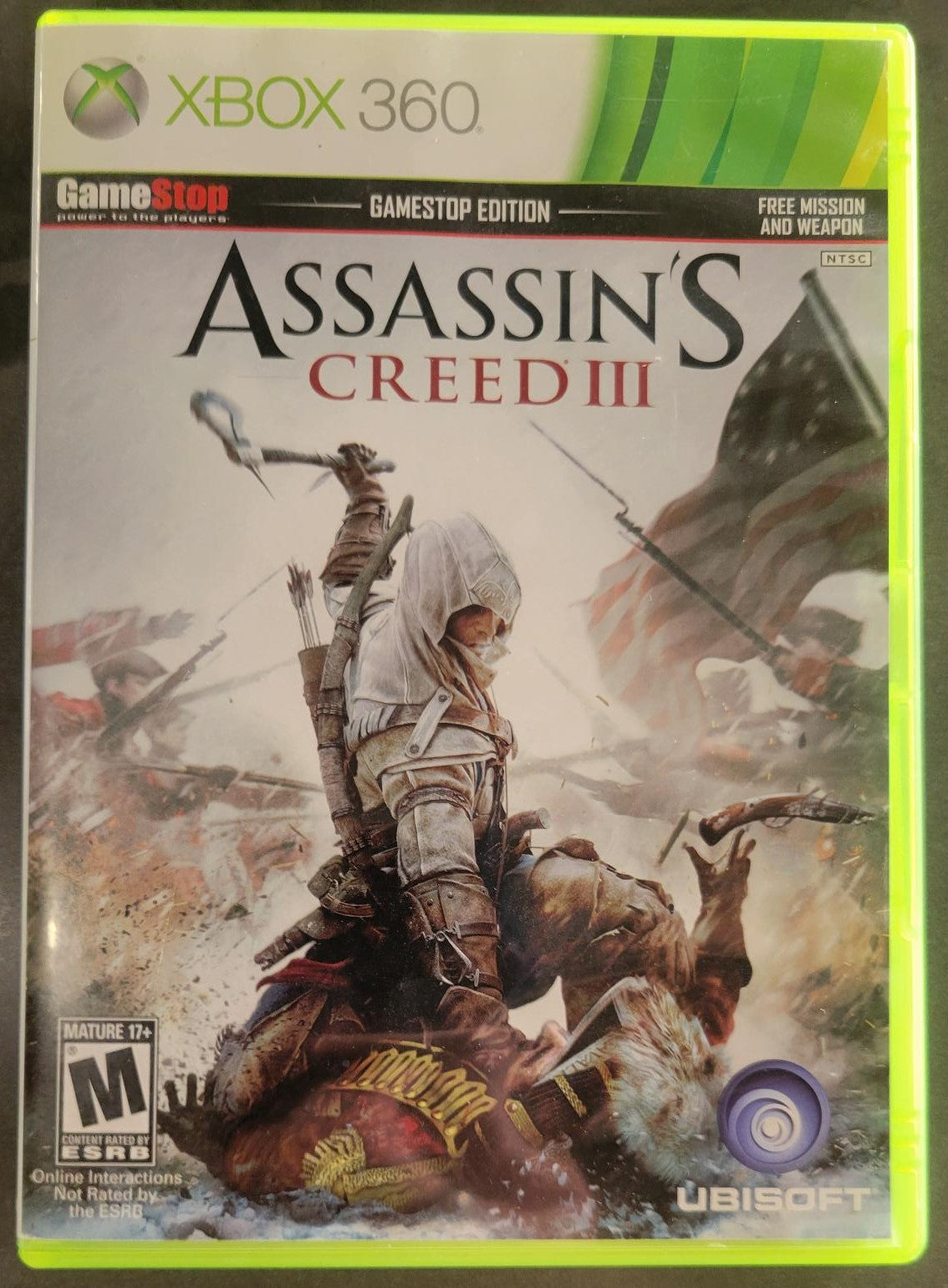 Xbox 360 Assassin's Creed III Gamestop Edition (Complete)