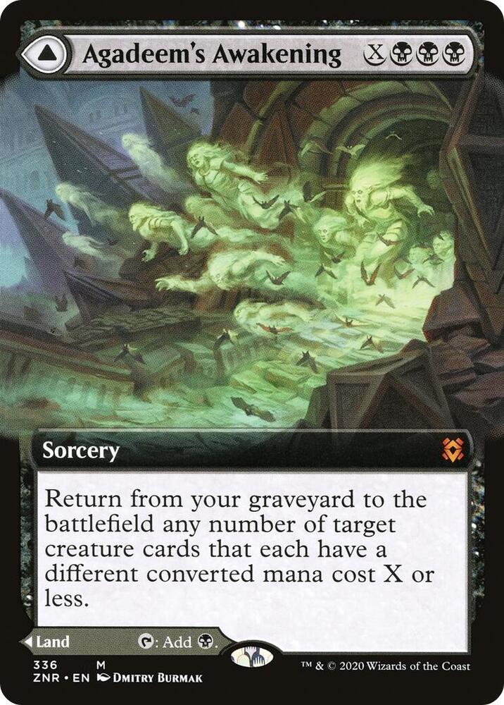 Agadeem's Awakening #90 (Extended Art) Zendikar Rising