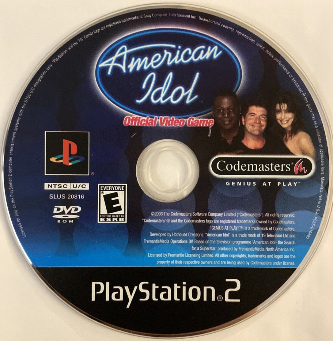 PS2 American Idol (Disc Only)
