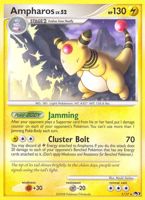 Ampharos #1 HOLOFOIL POP Series 7