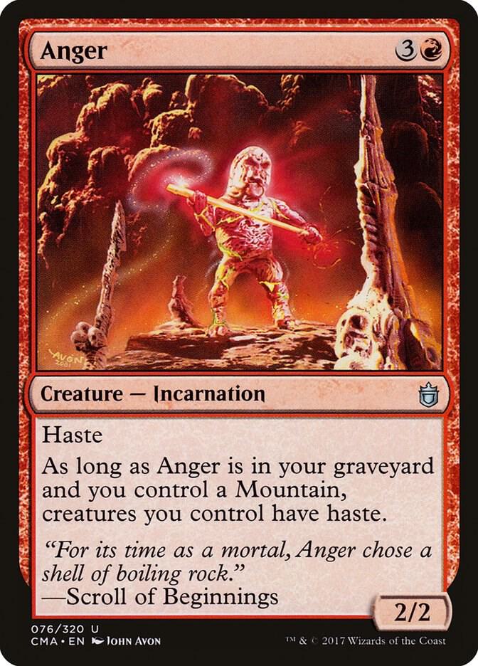 Anger #76 Commander Anthology