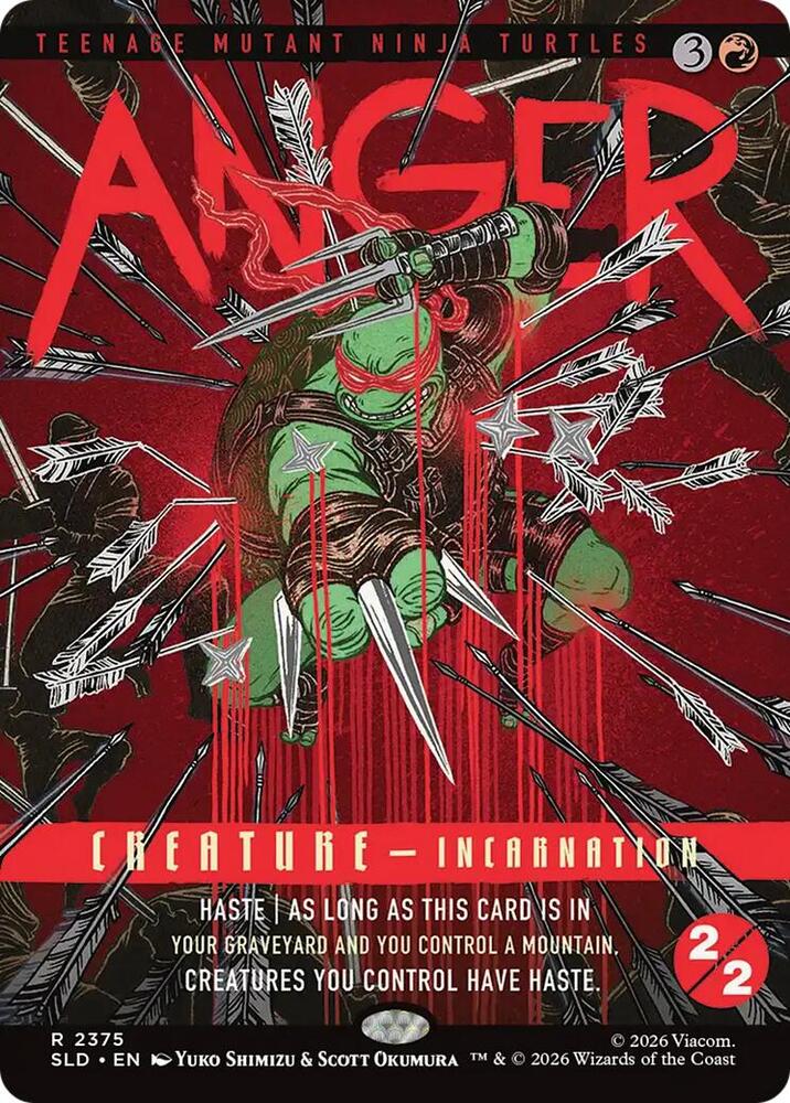 Anger #2375 FOIL Secret Lair Drop Series