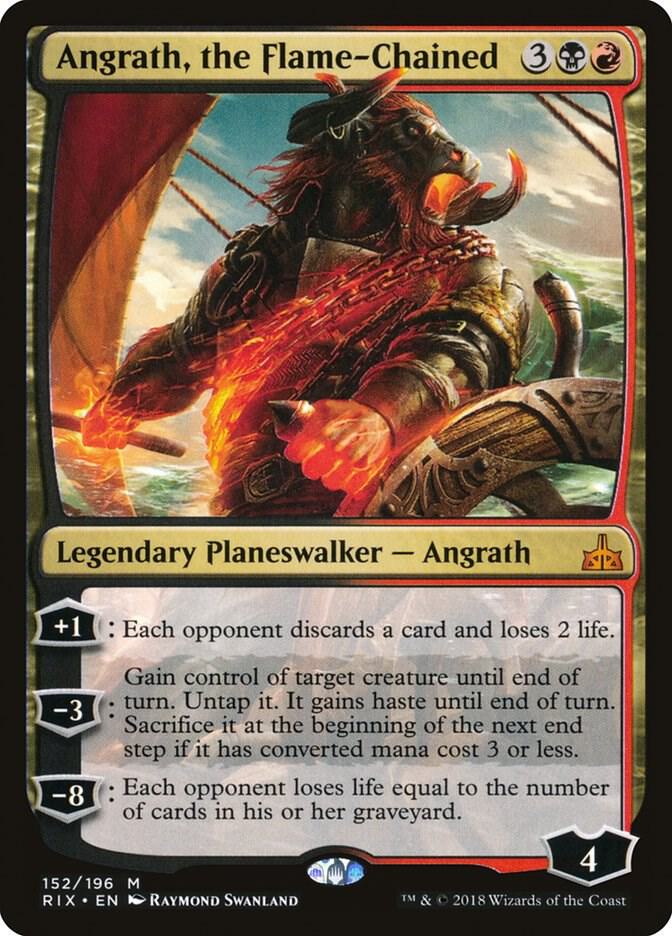 Angrath, the Flame-Chained #152 Rivals of Ixalan