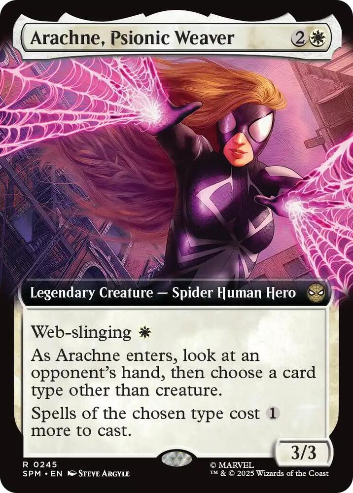 Arachne, Psionic Weaver (Extended Art) #245 Marvel's Spider-Man