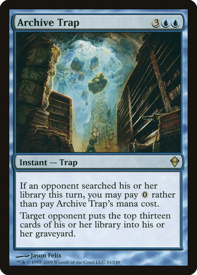 Archive Trap #41 Zendikar
