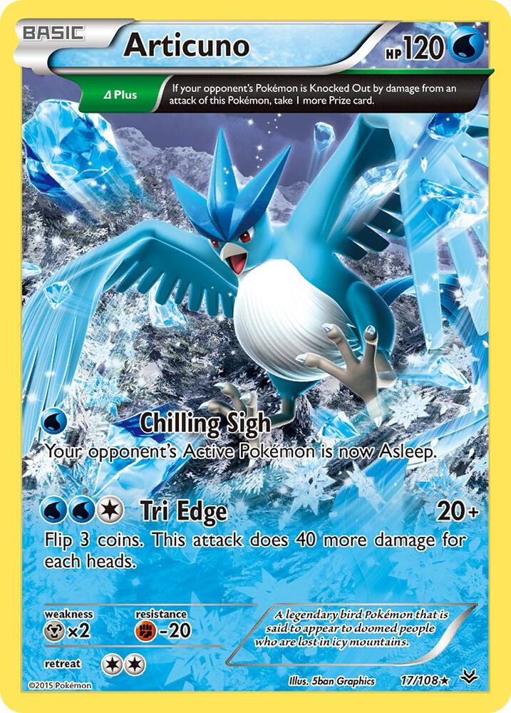 Articuno (Delta) #17 XY - Roaring Skies