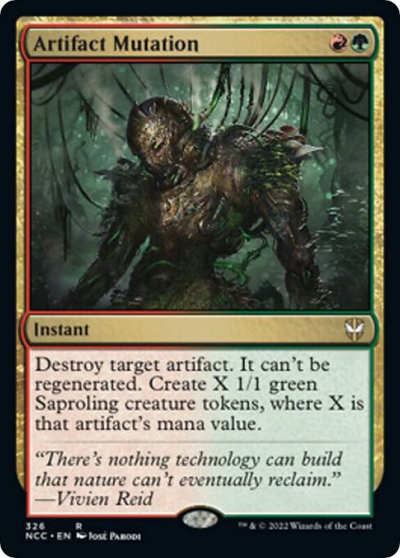 Artifact Mutation #326 Commander: Streets of New Capenna