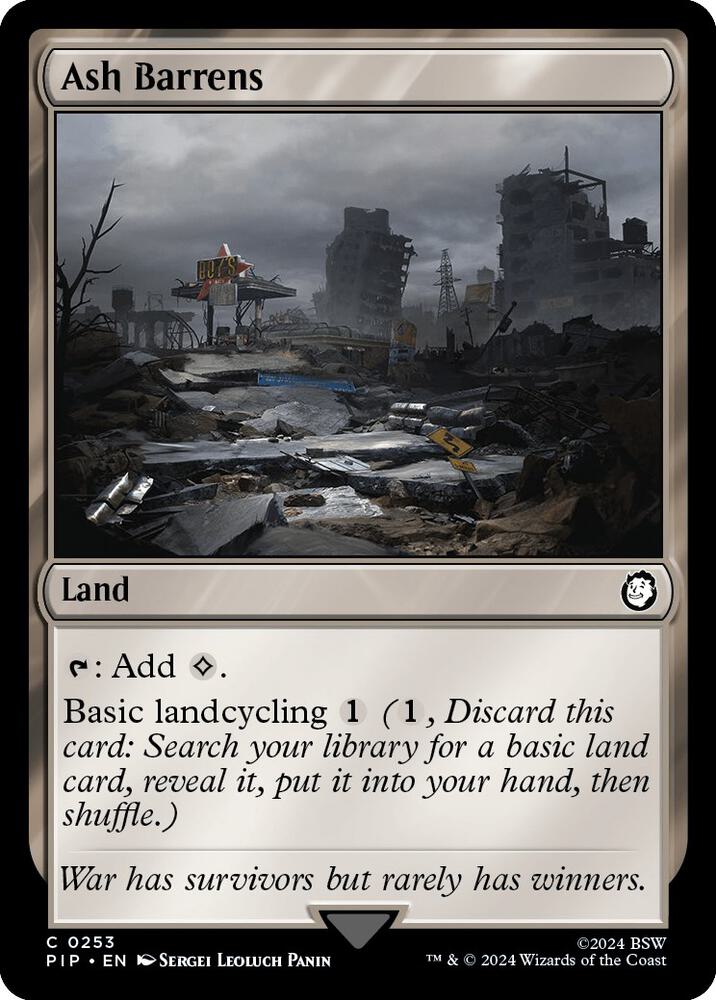 Ash Barrens #253 Universes Beyond: Fallout