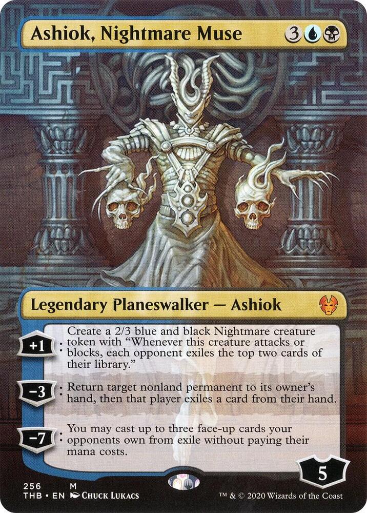Ashiok, Nightmare Muse #256 (Borderless) Theros Beyond Death