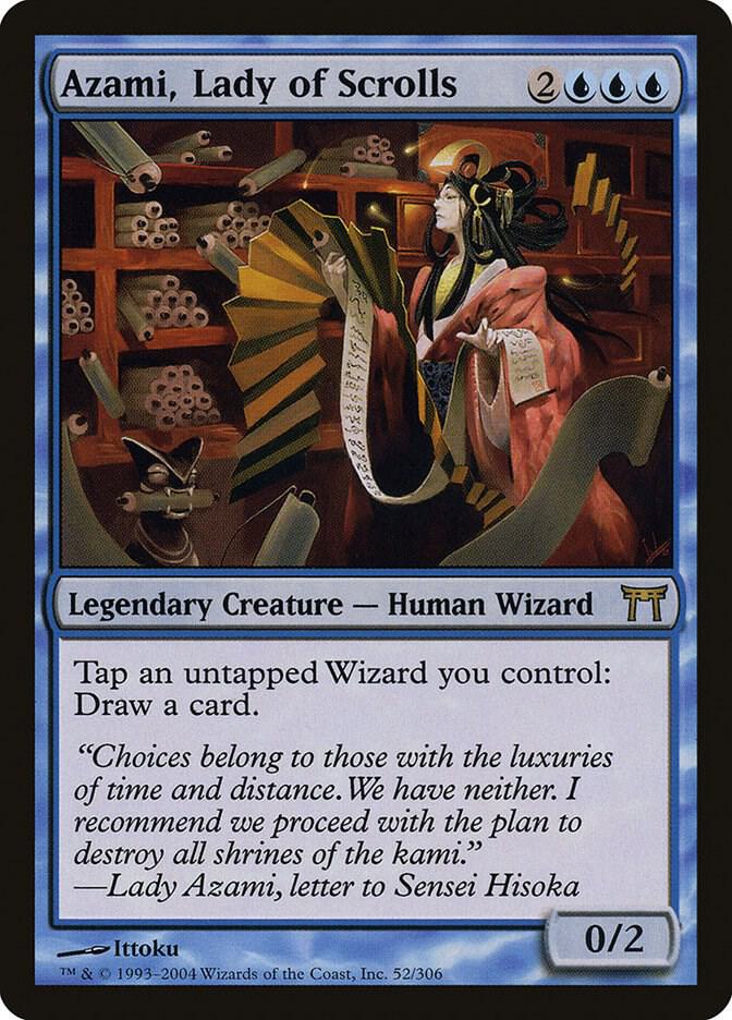 Azami, Lady of Scrolls #52 Champions of Kamigawa