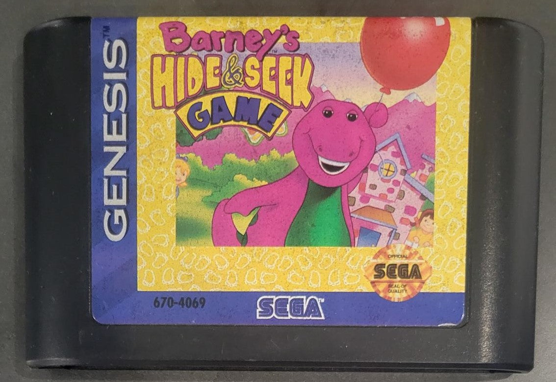 Genesis Barney's Hide & Seek Game