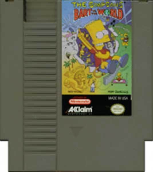 NES The Simpsons: Bart Vs the World
