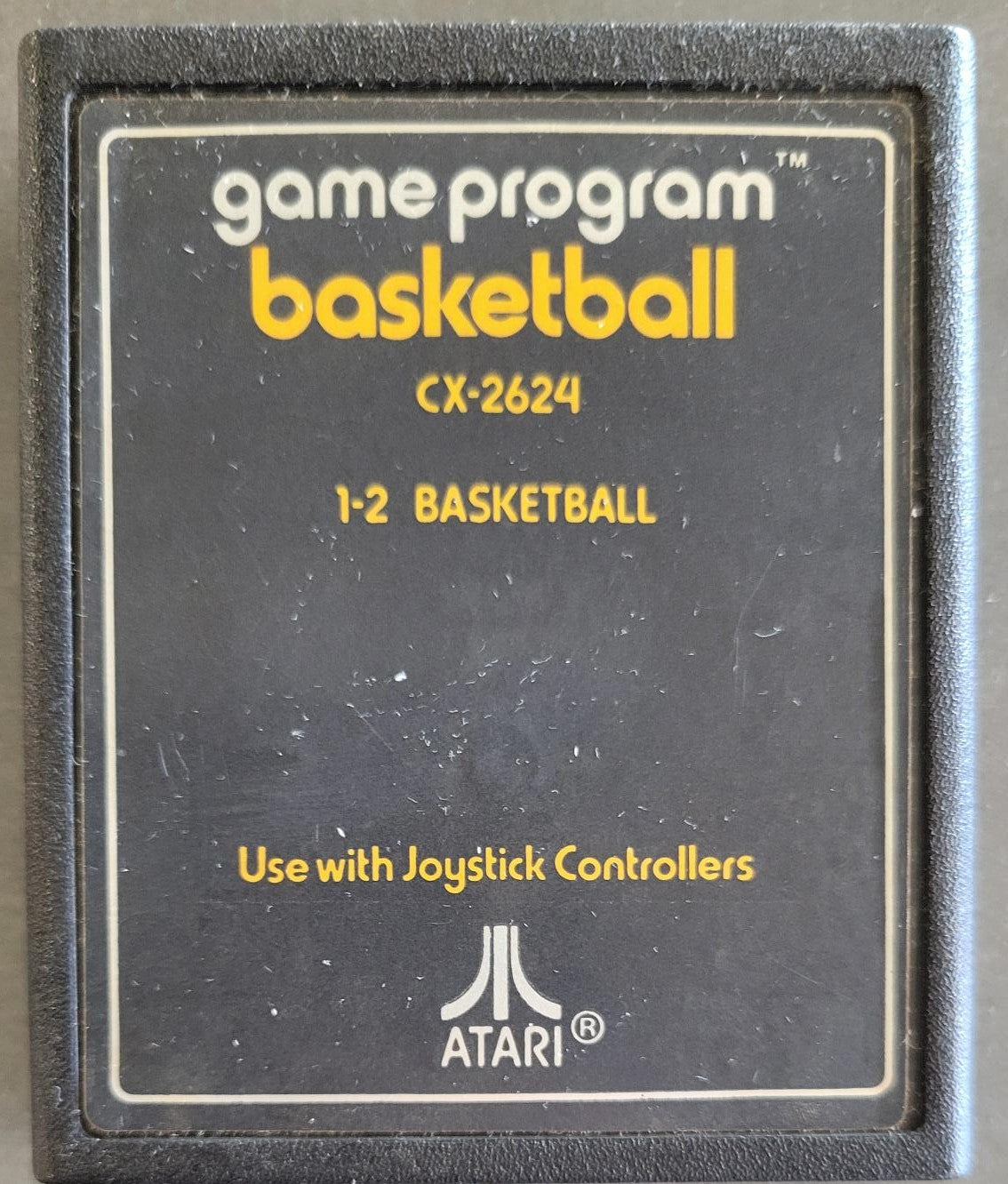Atari 2600 Basketball (Text Label)