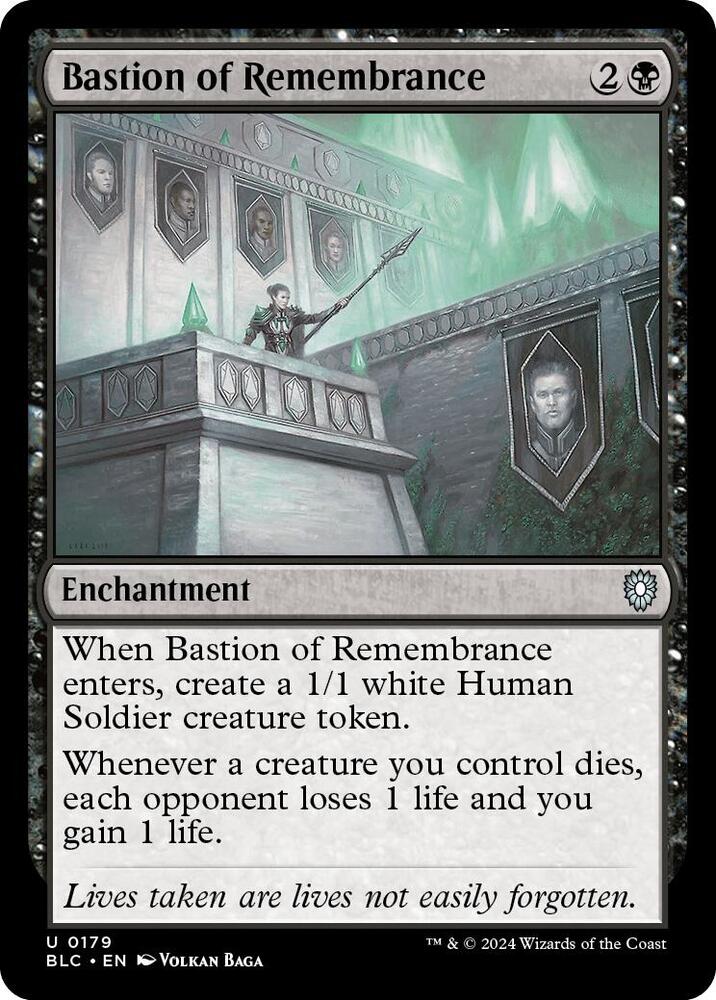 Bastion of Remembrance #179 Commander: Bloomburrow