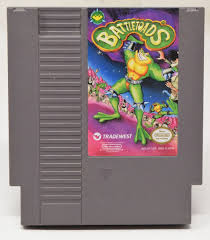 NES Battletoads (Label Damage)
