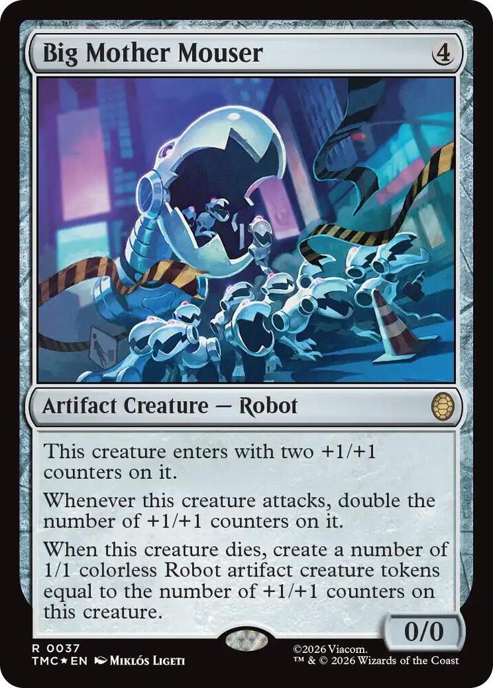 Big Mother Mouser #37 SURGE FOIL Commander: Teenage Mutant Ninja Turtles