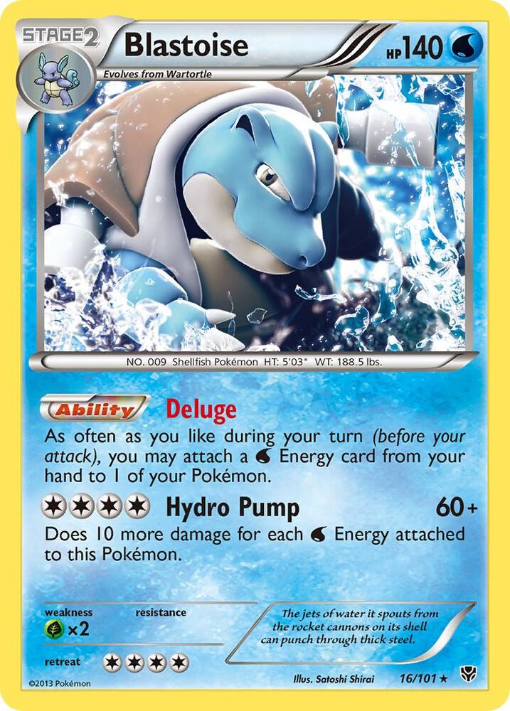 Blastoise #16 HOLOFOIL Plasma Blast