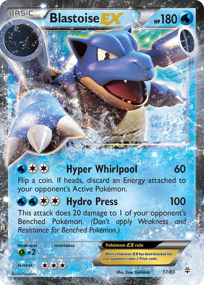 Blastoise EX #17 Generations