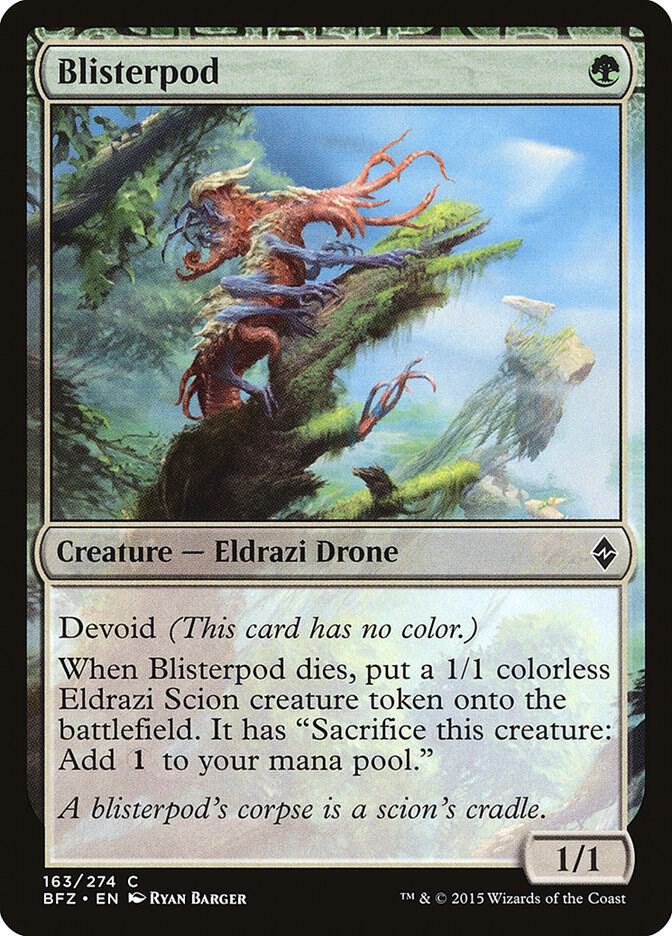 Blisterpod #163 FOIL Battle for Zendikar