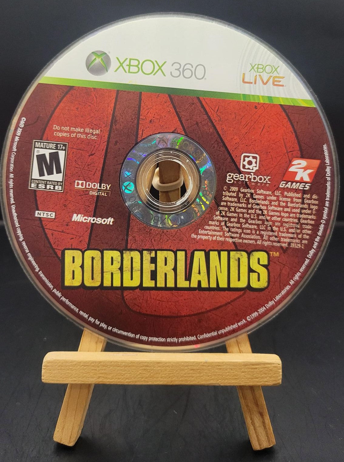 XBOX 360 Borderlands (Disc Only)
