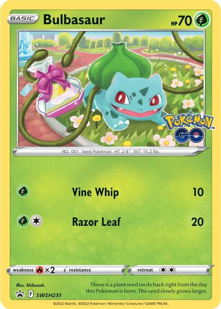 Bulbasaur #SWSH231 SWSH: Sword & Shield Promo Cards