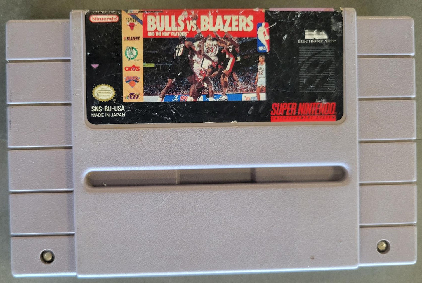SNES Bulls Vs Blazers and the NBA Playoffs