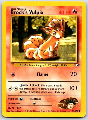 Brock's Vulpix (Unlimited Edition) #73 Gym Heroes