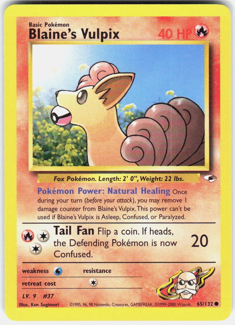 Blaine's Vulpix (Unlimited Edition) #65 Gym Heroes